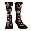 Coupon ✨ Unbranded Men's Rock 'Em 🧦 Socks Jimmy Butler Miami Heat Player Allover Crew 🧦 Socks 😍
