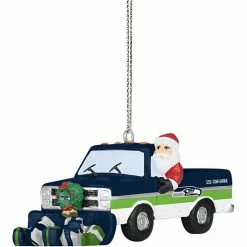 New 👍 Unbranded FOCO Seattle Seahawks Snow Plow Ornament 🔥