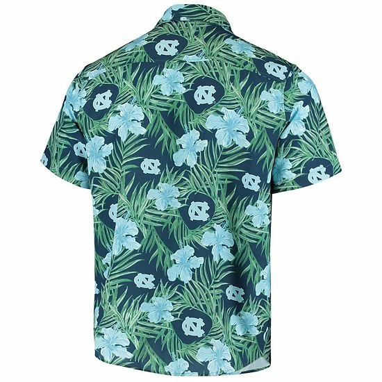 Best Sale โ Unbranded Men's Carolina Blue North Carolina Tar ๐ Heels Floral Button-Up ๐ Shirt ๐ฅ - Image 4