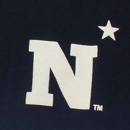 Wholesale 🎉 Unbranded 👩 Women's Navy Navy Midshipmen Ombre Long Sleeve Dip-Dyed Spirit Jersey 🎉 - Image 4