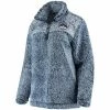 Discount 🔔 Unbranded 👩 Women's Navy UConn Huskies Sherpa Super Soft Quarter Zip Pullover Jacket 🛒