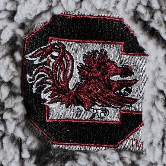 Deals 🤩 Unbranded 👩 Women's Gray South Carolina Gamecocks Sherpa Super Soft Quarter Zip Pullover Jacket 🔔 - Image 5