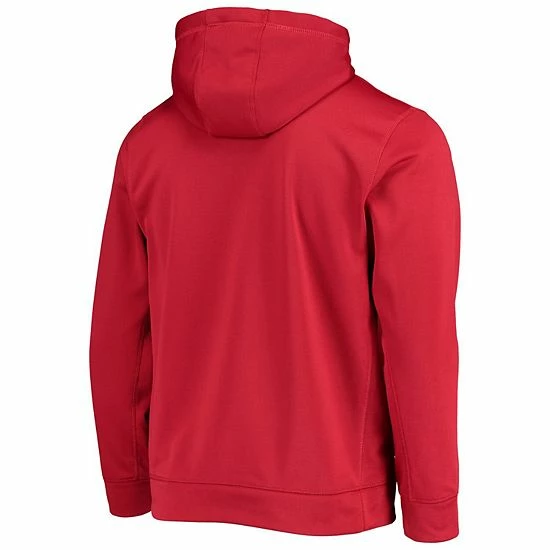 Hot Sale ⭐ Unbranded Men's Dunbrooke Scarlet San Francisco 49ers Trophy Fleece Full-Zip Hoodie ⌛ - Image 4