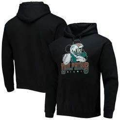 Best reviews of 👏 Unbranded Men's Junk Food Black Miami Dolphins Disney Mickey Quarterback Pullover Hoodie 😀