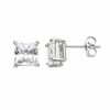 Coupon 💯 Unbranded Men's Stainless Steel Cubic Zirconia Square Stud Earrings 🔥