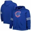 Discount ⭐ Unbranded 👩 Women's Royal/Heather Gray Chicago Cubs Plus Size Front Logo Full-Zip Hoodie 🔔