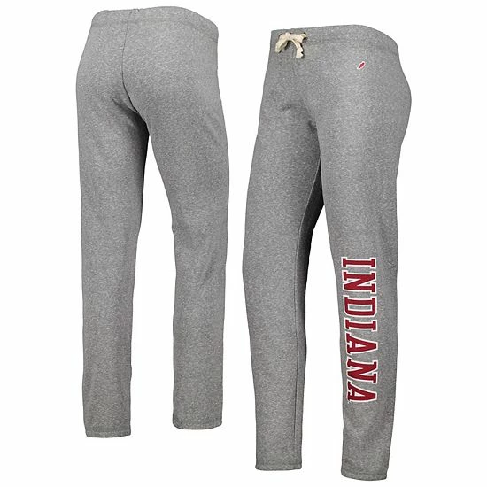 Cheapest 💯 Unbranded 👩 Women's League Collegiate Wear Heather Gray Indiana Hoosiers Victory Springs Tri-Blend Jogger Pants ✨