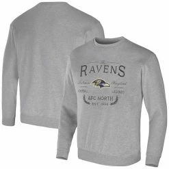 Top 10 😉 Unbranded Men's NFL X Darius Rucker Collection By Fanatics Heather Gray Baltimore Ravens Pullover Sweatshirt 🔥
