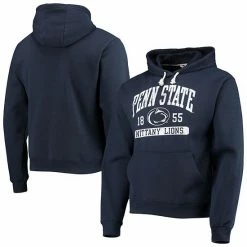 Promo 🔥 Unbranded Men's League Collegiate Wear Navy Penn State Nittany Lions Volume Up Essential Fleece Pullover Hoodie 🛒