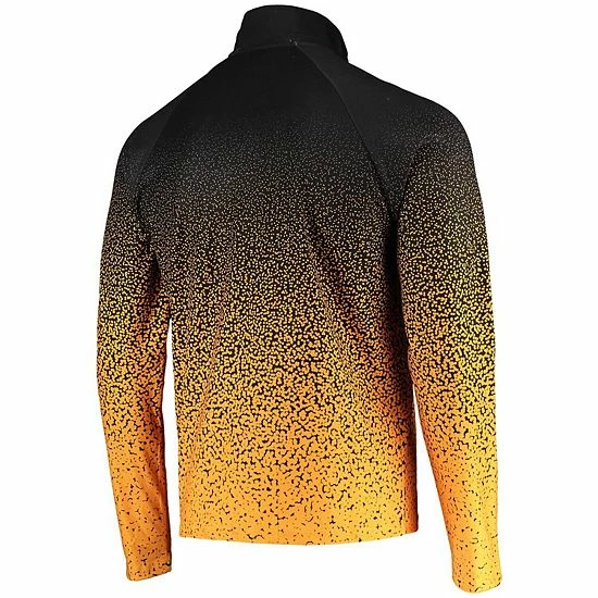 Coupon ๐ Unbranded Men's FOCO Black/Gold Pittsburgh Steelers Gradient Raglan Quarter-Zip Jacket ๐ - Image 4