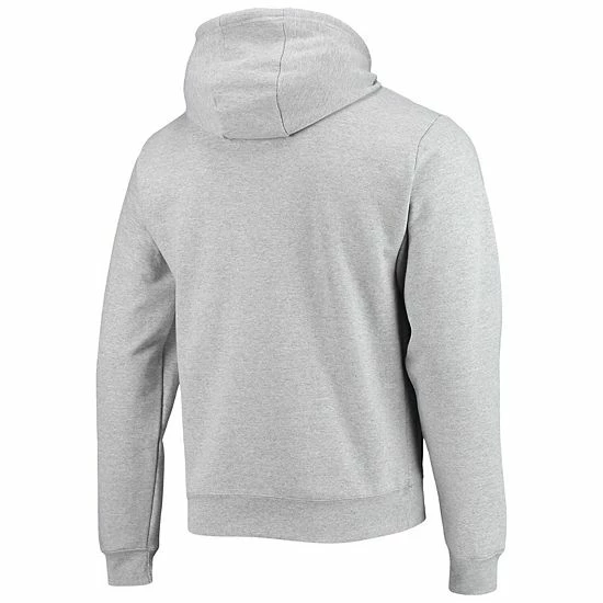 Promo 🎁 Unbranded Men's League Collegiate Wear Heathered Gray Michigan Wolverines Seal Neuvo Essential Fleece Pullover Hoodie 🔔 - Image 4