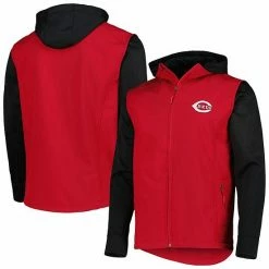 Brand new ✔️ Unbranded Men's Dunbrooke Red/Black Cincinnati Reds Alpha Full-Zip Jacket 🔔