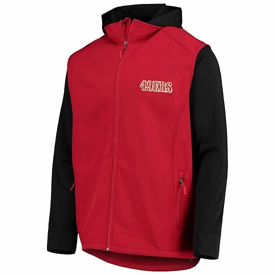 Cheap ๐ Unbranded Men's Dunbrooke Scarlet/Black San Francisco 49ers Alpha Full-Zip Hoodie Jacket ๐ - Image 3