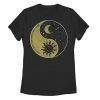 Deals 🌟 Unbranded Juniors' Celestial Yin Yang When There's Darkness There's Light Graphic Tee ⭐
