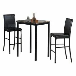 Flash Sale 😉 Unbranded 3-pc. Faux-Marble Bistro Set 🤩