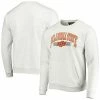 Budget 🌟 Unbranded Men's League Collegiate Wear Heathered Gray Oklahoma State Cowboys Upperclassman Pocket Pullover Sweatshirt 🎁