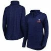 Cheap 🔔 Unbranded 👩 Women's Heathered Navy FC Cincinnati Cuddle Tri-Blend Pullover Sweatshirt 🧨