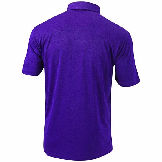 Best deal 🎉 Unbranded Men's Columbia Golf Purple TCU Horned Frogs Sand Save Omni-Wick Polo 😉 - Image 4