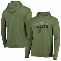 Top 10 🛒 Unbranded Men's Levelwear Olive Detroit Tigers Delta Thrive Tri-Blend Pullover Hoodie 😍