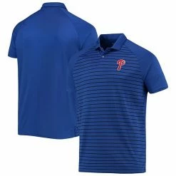 Best Sale 🎁 Unbranded Men's Levelwear Royal Philadelphia Phillies Insignia Pulse Raglan Polo ✨