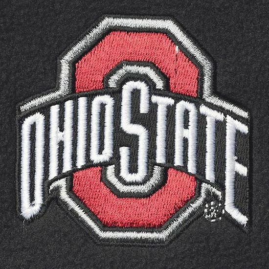 Best Sale ๐ฅ Unbranded Men's Columbia Black Ohio State Buckeyes Flanker III Fleece Team Full-Zip Jacket ๐ - Image 5