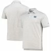 Promo 🥰 Unbranded Men's Columbia Golf Gray North Carolina Tar 👠 Heels Club Invite Omni-Wick Polo 😍