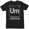 Top 10 🎁 Unbranded Big & Tall Fifth Sun Element Of Confusion Text Tee ❤️