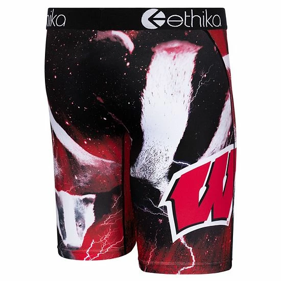 Buy ๐ฅ Unbranded Men's Ethika Red Wisconsin Badgers Spirit Boxer Briefs ๐ฏ - Image 4