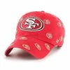 Cheap 🎉 Unbranded 👩 Women's '47 Scarlet San Francisco 49ers Confetti Clean Up Adjustable Hat 🔥