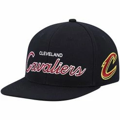 Buy ❤️ Unbranded Men's Mitchell & Ness Black Cleveland Cavaliers Hardwood Classics Script 2.0 Snapback Hat ❤️