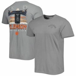 Best Pirce 💯 Unbranded Men's Gray Clemson Tigers Hyperlocal T-Shirt 👏