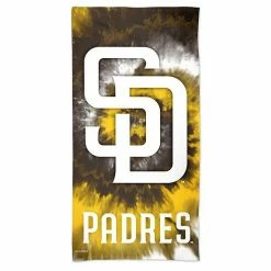 Best deal 😍 Unbranded WinCraft San Diego Padres 60'' X 30'' Tie-Dye Spectra Beach Towel ⌛
