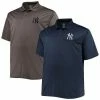Best Pirce 👏 Unbranded Men's Navy/Charcoal New York Yankees Big & Tall Two-Pack Polo Set 🎁