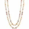 New 😉 Unbranded Dyed Freshwater Cultured Pearl Long Double Strand Necklace ✔️