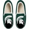 Deals 🎁 Unbranded Men's FOCO Michigan State Spartans Colorblock Moccasin Slippers 🔥