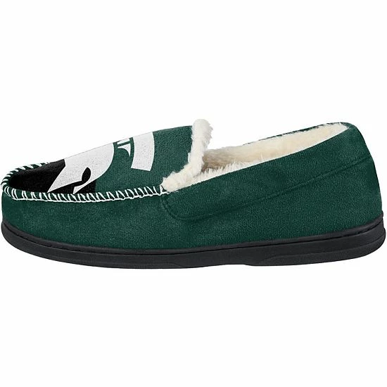 Deals ๐ Unbranded Men's FOCO Michigan State Spartans Colorblock Moccasin Slippers ๐ฅ - Image 3