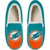 Coupon 💯 Unbranded Men's FOCO Miami Dolphins Colorblock Moccasin Slippers 🥰