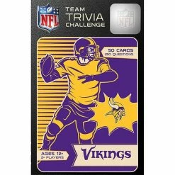 Outlet 😍 Unbranded Minnesota Vikings Trivia Challenge Travel Game 🎉