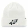Coupon 😉 Unbranded Men's '47 White Philadelphia Eagles Secondary Basic Cuffed Knit Hat 🔥