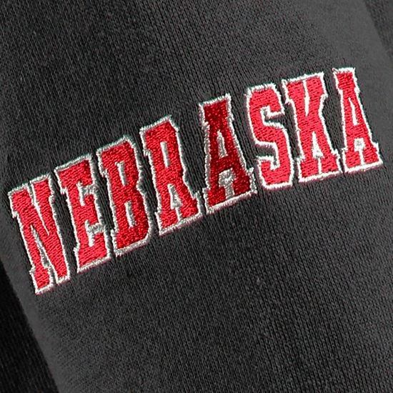 Hot Sale ⭐ Unbranded Youth Stadium Athletic Charcoal Nebraska Huskers Big Logo Pullover Hoodie ❤️ - Image 4