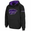 Buy 🎉 Unbranded Youth Stadium Athletic Black Kansas State Wildcats Big Logo Pullover Hoodie 🧨