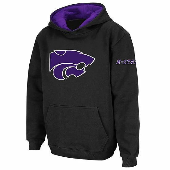 Buy ๐ Unbranded Youth Stadium Athletic Black Kansas State Wildcats Big Logo Pullover Hoodie ๐งจ