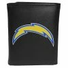 Coupon ✨ Unbranded Men's Los Angeles Chargers Logo Tri-Fold Wallet 👍