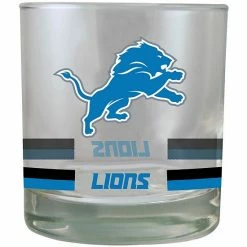 Promo ✨ Unbranded Detroit Lions Banded Rocks Glass 🎁