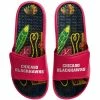 Budget 🔥 Unbranded Men's FOCO Chicago Blackhawks Wordmark Gel Slide 🩴 Sandals ✔️