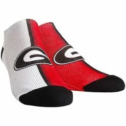 Promo 😀 Unbranded Men's Rock Em 🧦 Socks Georgia Bulldogs Campus Stripe Ankle 🧦 Socks 🌟