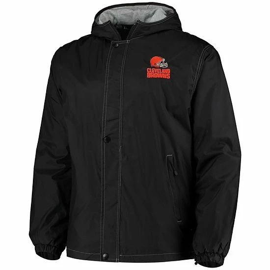 Best Sale 🎉 Unbranded Men's Dunbrooke Black Cleveland Browns Logo Legacy Stadium Full-Zip Jacket ⭐ - Image 3
