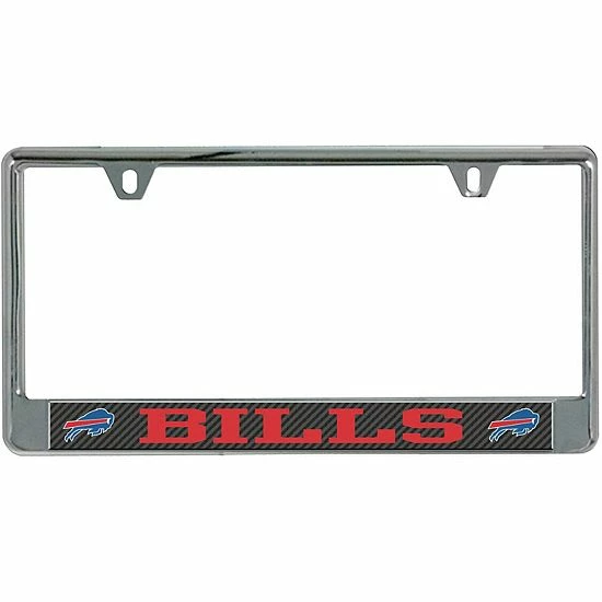 Cheap ๐ Unbranded Buffalo Bills Carbon Bottom Only Metal Acrylic Cut License Plate Frame ๐