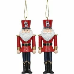 Best Pirce 😍 Unbranded St. Louis Cardinals 2-Pack Santa Nutcracker Ornament Set ✔️