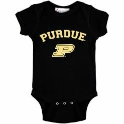 Wholesale 🔥 Unbranded Infant Black Purdue Boilermakers Arch & Logo Bodysuit 🔥